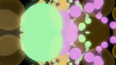 Renkli Soyut Bokeh Arkaplan Canlandırması.