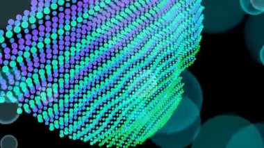 Canlı 3D küreler ve Parçacık Canlandırması.