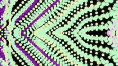 Canlı Yeşil Mor Soyut Desen Canlandırması.