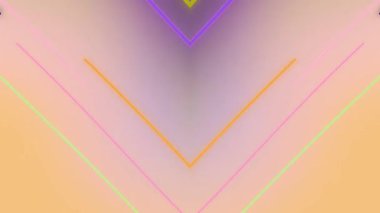 Pastel Renkleriyle Soyut Geometrik Şekiller.