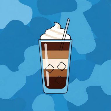 Kahve fincanı ve dondurma