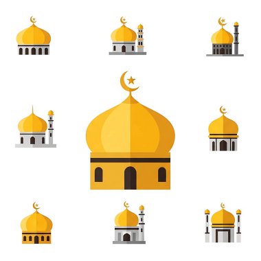 Ramazan kareem simge kümesi