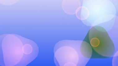 Soyut Bulanık Şekiller ve Renkler Arkaplanı.