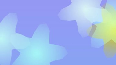 Renkli Soyut Şekiller Ekranda İlerliyor.