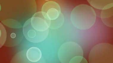 Renkli Bokeh Işıkları Arkaplan Canlandırması.