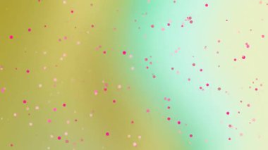 Renkli Konfeti Arkaplan Canlandırma Döngüsü.