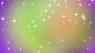 Parlak Yıldızlı Renkli Gradyan Arkaplanı.