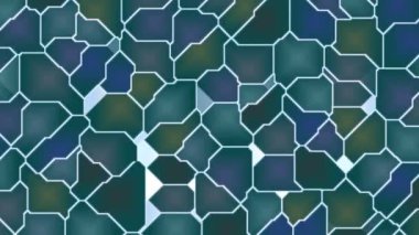 Geometrik Şablon ve Işıklandırma ile çatlamış Yüzey.