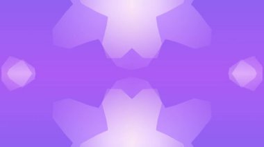 Mor Çiçek Deseni Canlandırma Arkaplanı.