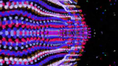 Canlı Renkli Noktalar Desen Canlandırması.