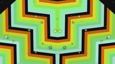 Canlı Geometrik Desen Canlandırma Arkaplanı.