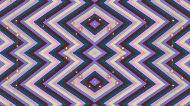 Renkli Elmaslarla Canlı Geometrik Desen.