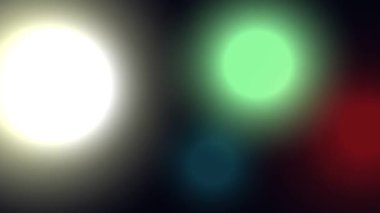 Siyah arkaplanda soyut renkli ışık