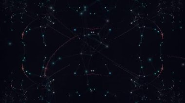 Parlak çizgileri olan soyut arkaplan