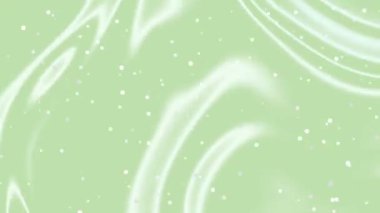 Eğri çizgileri olan açık yeşil vektör arkaplanı.