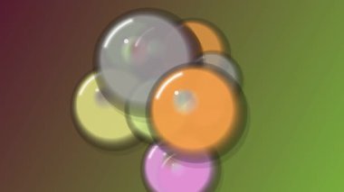 Bir Küme İçinde Renkli Düğmeler.