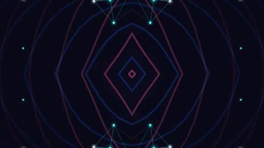 Hareket Grafiklerindeki Geometrik Şekiller ve Çizgiler.