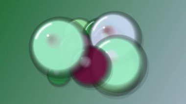 3B Döndürülen Renkli Küre Canlandırması.