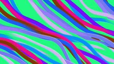 Canlı Soyut Renkli Çizgiler Arkaplan Canlandırması.