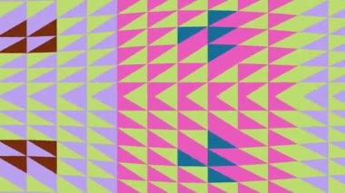 Canlı Geometrik Desen Canlandırma Döngüsü.