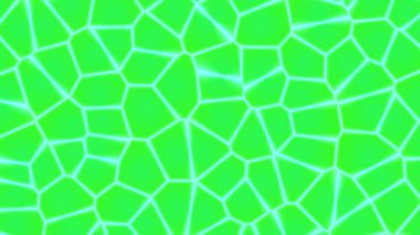 Canlı Yeşil Mozaik Mozaik Arkaplanı.