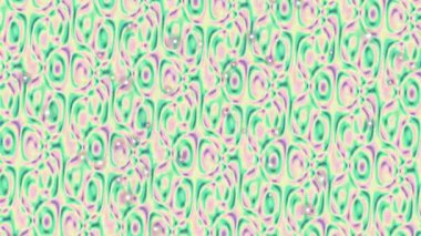 Canlı Yeşil Pembe Soyut Desen Canlandırması.