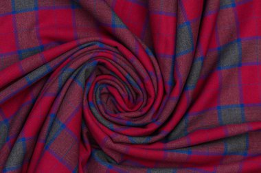 Geleneksel İskoç desenli parlak ekose kumaş. Özgeçmiş, doku ve dekoratif amaçlar için mükemmel..