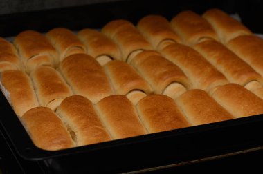 Ev Fırınında Taze Pişmiş Parker Ev Rolleri