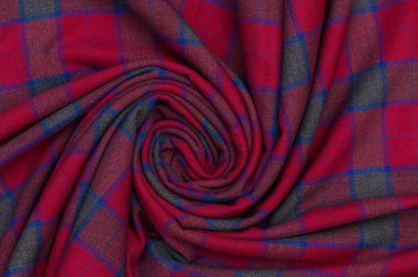 Geleneksel İskoç desenli parlak ekose kumaş. Özgeçmiş, doku ve dekoratif amaçlar için mükemmel..