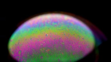 Mikro Kozmos Olarak Sabun Baloncuğu Girdap Gibi Girdap Galaksinin Yakın Çekimi Şablonlar Gibi