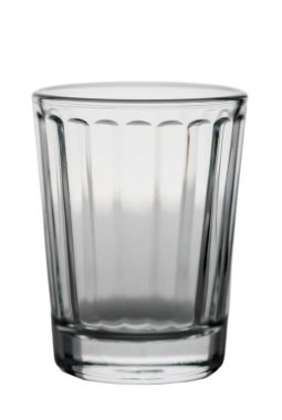 Parlak beyaz bir yüzeye çarpıcı, geometrik bir gölge bırakan klasik bir votka kadehinin yer aldığı sanatsal stüdyo kompozisyonu. Işığın ve gölgenin etkileşimi çarpık dokuyu vurgular ve sofistike, grafik bir görüntü yaratır..