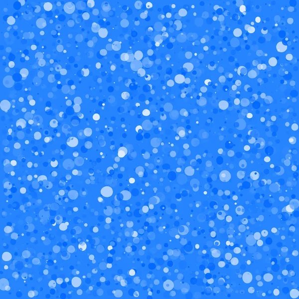 Fondo Azul Navidad Patrón Nevadas Invierno Caída Copos Nieve Blancos — Archivo Imágenes Vectoriales