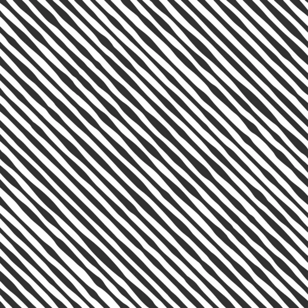 Tkanina Bezešvé Vzor Texturou Textilní Linie Černé Bílém Pozadí Jednoduché — Stockový vektor