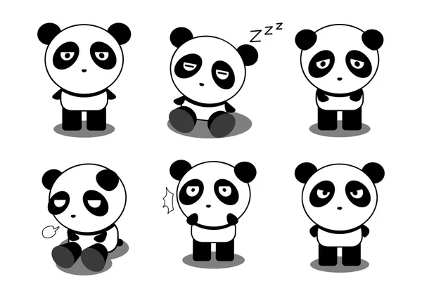 Персонаж Panda — стоковый вектор