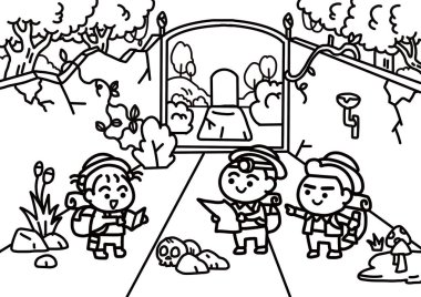 Kaşifler gizemli bir ormanda boyutsal bir geçit keşfettiler..