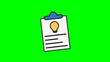 Ampul tasarımının yer aldığı pano, gelecek projeler için fikir yönetimini, yaratıcı planlamayı ve önemli içgörüleri sembolize ediyor.