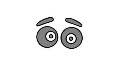 Uyanık anlar için uygun geniş gözlü reaksiyon animasyonu, dramatik röfleler, dikkat çekici görseller ve eğlenceli karakter duyguları