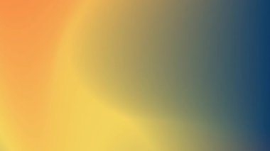 Soyut gradyan arkaplan canlandırması pürüzsüz sarıdan mavi renk geçiş derinliğini gösterir