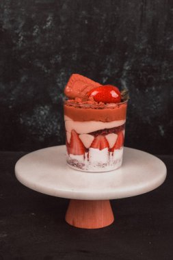 Güzel Doğumgünü Pasta Dekorasyonunun Yakın Çekimi