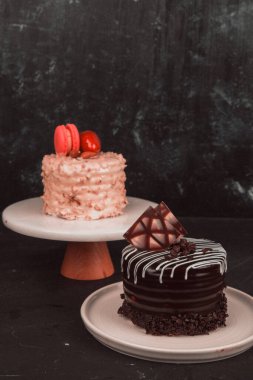 Güzel Doğumgünü Pasta Dekorasyonunun Yakın Çekimi