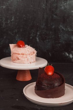 Güzel Doğumgünü Pasta Dekorasyonunun Yakın Çekimi