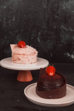 Güzel Doğumgünü Pasta Dekorasyonunun Yakın Çekimi