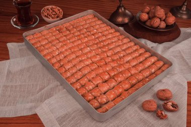 Baklava Piramidi Yaratıcı Tatlı Düzenlemesi