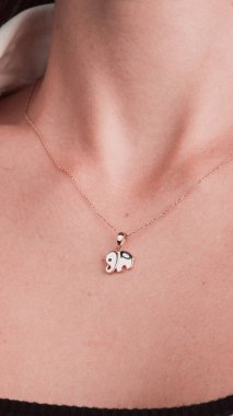 Altın Aksanlı Zarif Elmas Mücevherler