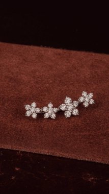 Kadınlar için Zarif Elmas ve Altın Mücevher