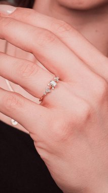 Parlak Elmas Kolyeler ve Altın Mücevherler