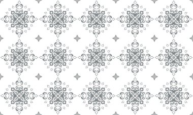 seamless silver grey and white tile pattern elegant moroccan style geometric mandala shapes damask wallpaper luxury fabric wedding invitation packaging