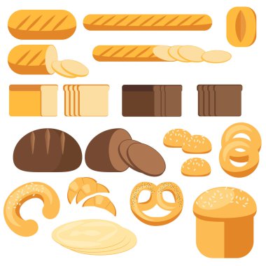 Ayarla ekmek, baget, ekmek, pasta, bakkal, ekmek fırınları için