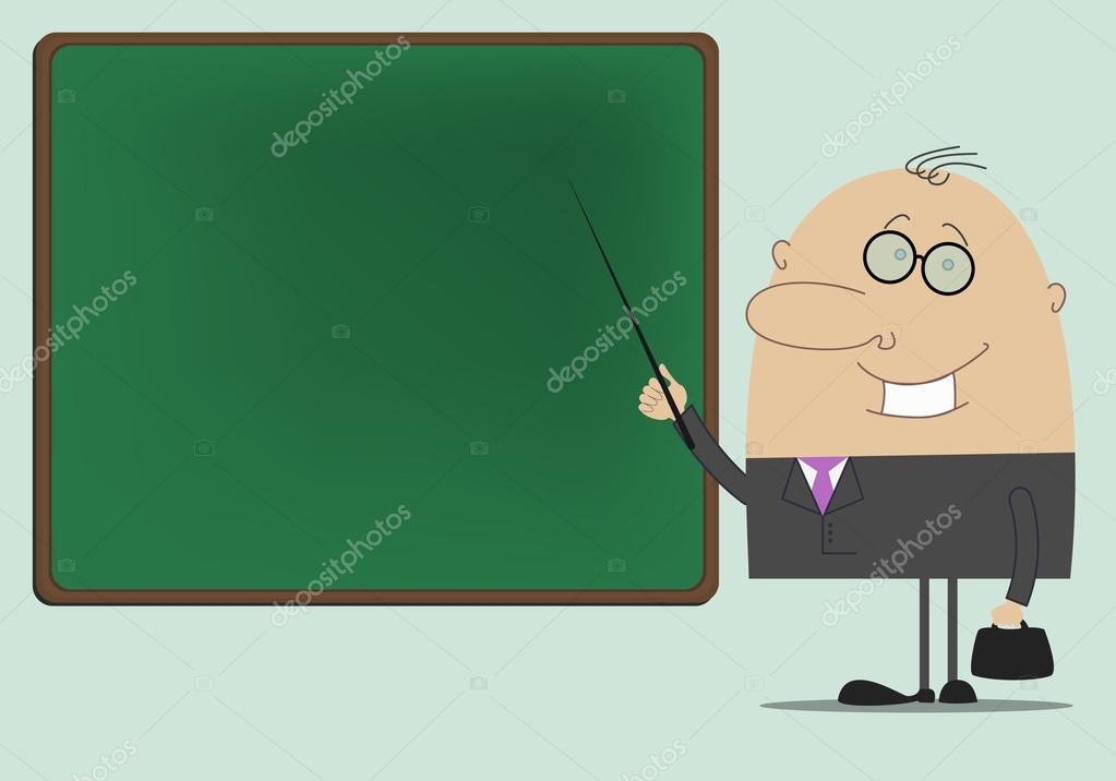 Man teacher standing at the blackboard with a pointer in his han Stock Vector Image by ©All5 #122158884 Man teacher standing at the blackboard with a pointer in his han Stock Vector Image by ©All5 #122158884