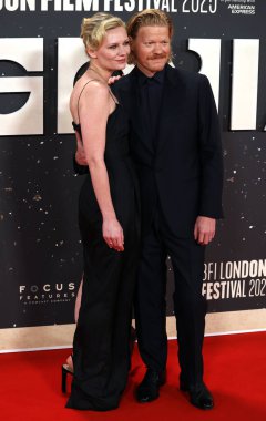 Kirsten Dunst ve Jesse Plemons, 10 Ekim 2025 'te İngiltere' nin başkenti Londra 'da düzenlenen 69. BFI Londra Film Festivali' nde 